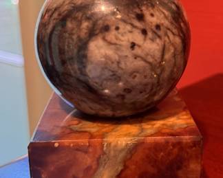 Pair of Marble Bookends.