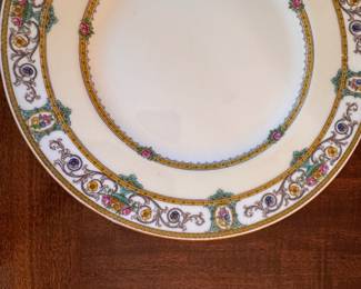 Mintons Grasmere Porcelain Dinner Plates (Original Set Circa 1933) -- Set of 14 Dinner Plates -- Set of 12 Salad Plates -- Set of 12 Dessert Plates -- Set of 12 Cups & 14 Saucers. Photo 2 of 3.