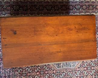 Drop Leaf Gate Leg Coffee Table. Measures 48.5" x 42" x 18" H When Open; 42" W x 22" D x 18" When Closed. Photo 4 of 5.