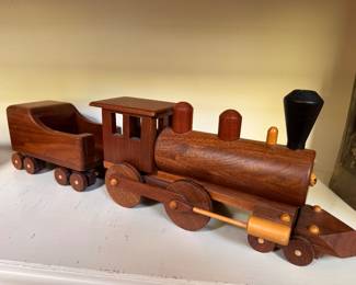 Wood Engine & Coal Car.