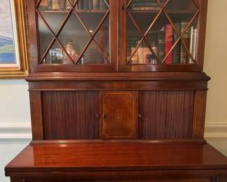 Federal Style Secretary with Articulated Doors. Measures 36" W x 19" D x 80" H. Photo 3 of 9.