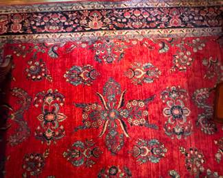 Antique Sarouk Rug. Measures 20' x 12' 9". Photo 3 of 6.