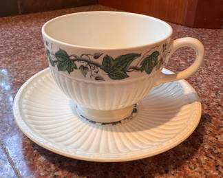 Wedgwood Edme Pattern Queensware -- Set of 12 Cups & Saucers -- Set of 7 Bowls. Photo 1 of 3.