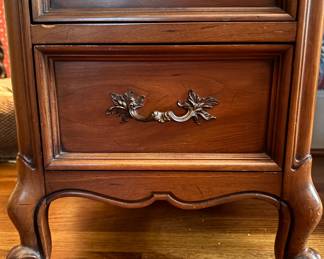Queen Anne Style Desk. Measures 50" W x 24" D 20" W Opening with 24.5" Clearance. Photo 5 of 6.