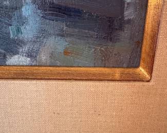 "The Little Bouquet," Oil on Canvas. Signed by Artist Gary Niblett. Canvas Measures 12" x 9". Photo 2 of 2.