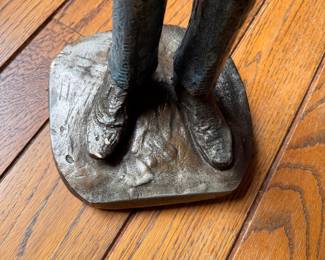 Plaster Cowboy Sculpture, Likely Austin Productions. Measures 38" H. Photo 2 of 4.