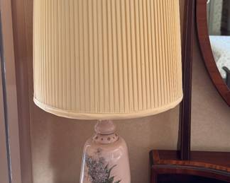 Vintage Pink Task Lamp - 2 Available. Each Measures 22" H. Photo 1 of 2.