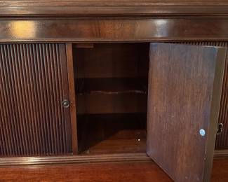 Federal Style Secretary with Articulated Doors. Measures 36" W x 19" D x 80" H. Photo 5 of 9.