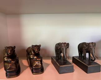 Lion and Elephant Books Ends.