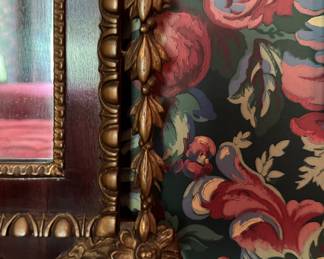 Federal-Style Parcel Gilt Mirror with Gilded Eagle. Measures 22" W x 50" H. Photo 4 of 4.