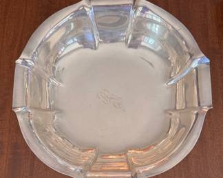 Sterling Silver Clover Shaped Bowl. Measures 10" D x 3" H. Photo 1 of 2.