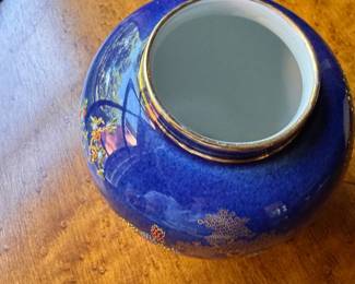 Cloisonné Ginger Jar Carlton Ware. Measures 6" H. Photo 3 of 4.