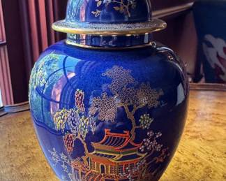 Cloisonné Ginger Jar Carlton Ware. Measures 6" H. Photo 1 of 4.