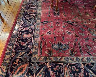 Antique Sarouk Rug. Measures 17' 10" x 10'. Photo 2 of 7.