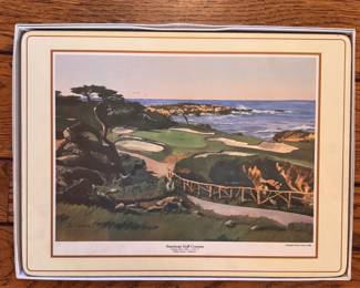Set of 6 Pimpernel Golf Course Greats Placemats