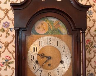 Colonial Tubular Chime Grandmother Clock. Measures 75" H x 12" D. Photo 2 of 4.