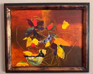 Abstract Floral Collage. Measurements to Come!