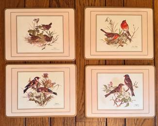 Set of 8 Pimpernel Bird Placemats.