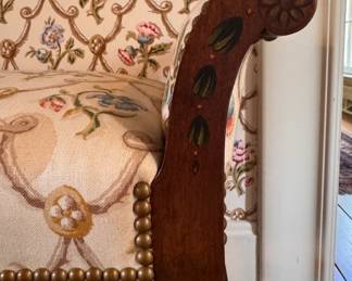 Upholstered Bench. Measures 30" W x 15" D x 18" Seat Height. Photo 3 of 6.