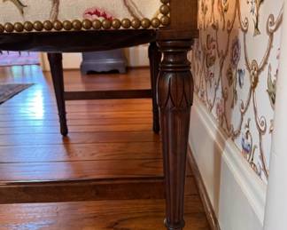 Upholstered Bench. Measures 30" W x 15" D x 18" Seat Height. Photo 5 of 6.