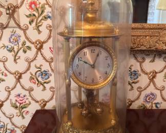 George Borgfeldt & Company Bandstand Clock with Cloche. Measures 18" To Top of Cloche. Photo 1 of 3.