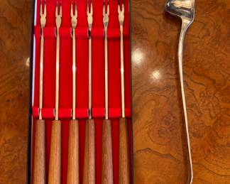 Fondu Forks & Candle Snuffer.