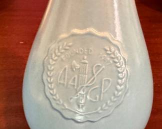 Rookwood Pottery Commemorative Custom Vase for Dr. Thomas U. Todd. Measures 11" H. Photo 2 of 4.