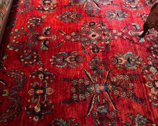 Antique Sarouk Rug. Measures 20' x 12' 9". Photo 1 of 6.