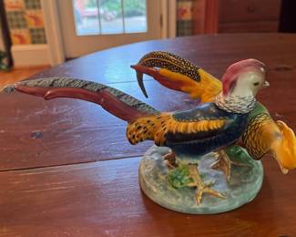 Richard Ginori Italian Ceramic Pheasants. Photo 1 of 3.