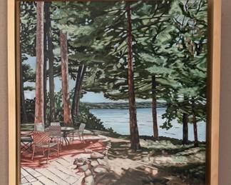 Landscape Painting, "Bower's Harbor," Michigan.