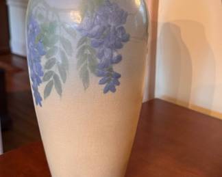 Rookwood Pottery Edward Timothy Hurley Wisteria Vellum Glazed Vase (1922). Photo 1 of 3.