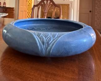 Rookwood Pottery Arts & Crafts Bowl (1929). Measures 12" D x 3" H. Photo 1 of 3.