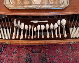 Towle 1924 Louis XIV Pattern Set (208 Pieces) -- Only 10 Dinner Forks -- 22 Spoons -- All Others Are Sets of 12. Photo 1 of 3.