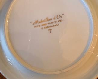 Fitz & Floyd Wine Coaster - 2 Available. Photo 2 of 2.