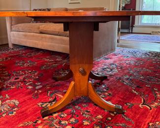 Coffee Table Converts To Game / Dining Table. As Pictured, Measures 36" W x 21" D x 16" H; As Table Measures 36" x 36" x 26.5" H with 26.5" Clearance. Photo 5 of 8.