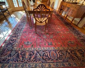 Antique Sarouk Rug. Measures 17' 10" x 10'. Photo 1 of 7.
