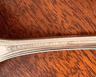 Towle 1924 Louis XIV Pattern Set (208 Pieces) -- Only 10 Dinner Forks -- 22 Spoons -- All Others Are Sets of 12. Photo 3 of 3.