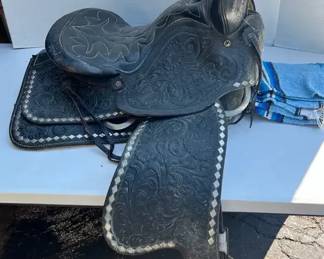 Big Horn Leather Saddle with Blanket