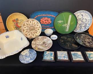 Various Vintage Decor Items