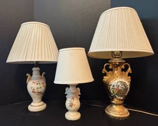 Vintage Porcelain Lamps