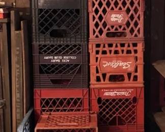 Vintage Milk Crates