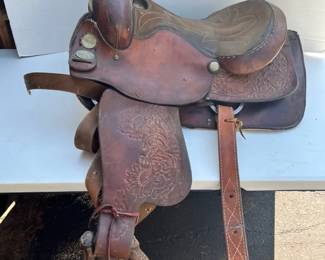 Vintage Simco Leather Saddle