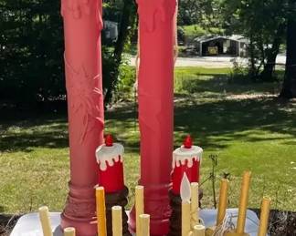 Electric Candles and Candle Blow Molds