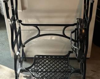 Vintage Metal Treadle Sewing Machine Base