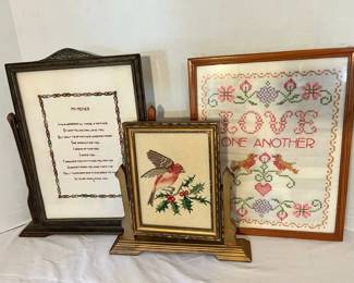 Framed CrossStitch Art