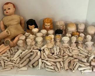 Ceramic Doll Parts