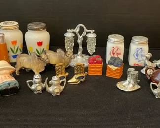 Collection of Vintage Salt Pepper Shakers