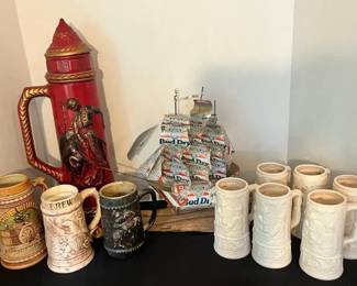 Beer Steins Boat