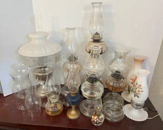 Vintage Oil Lamps