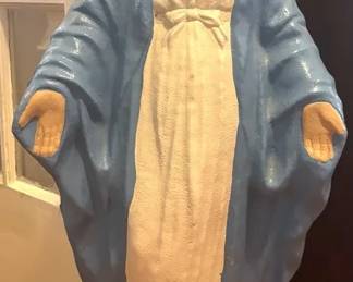 Vintage Concrete Mary Statues